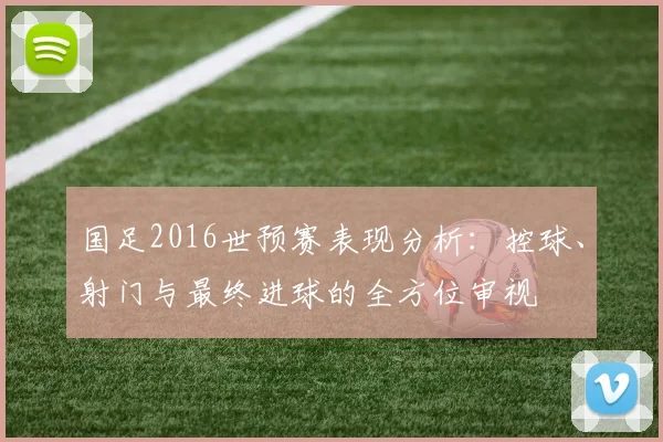 国足2016世预赛表现分析：控球、射门与最终进球的全方位审视